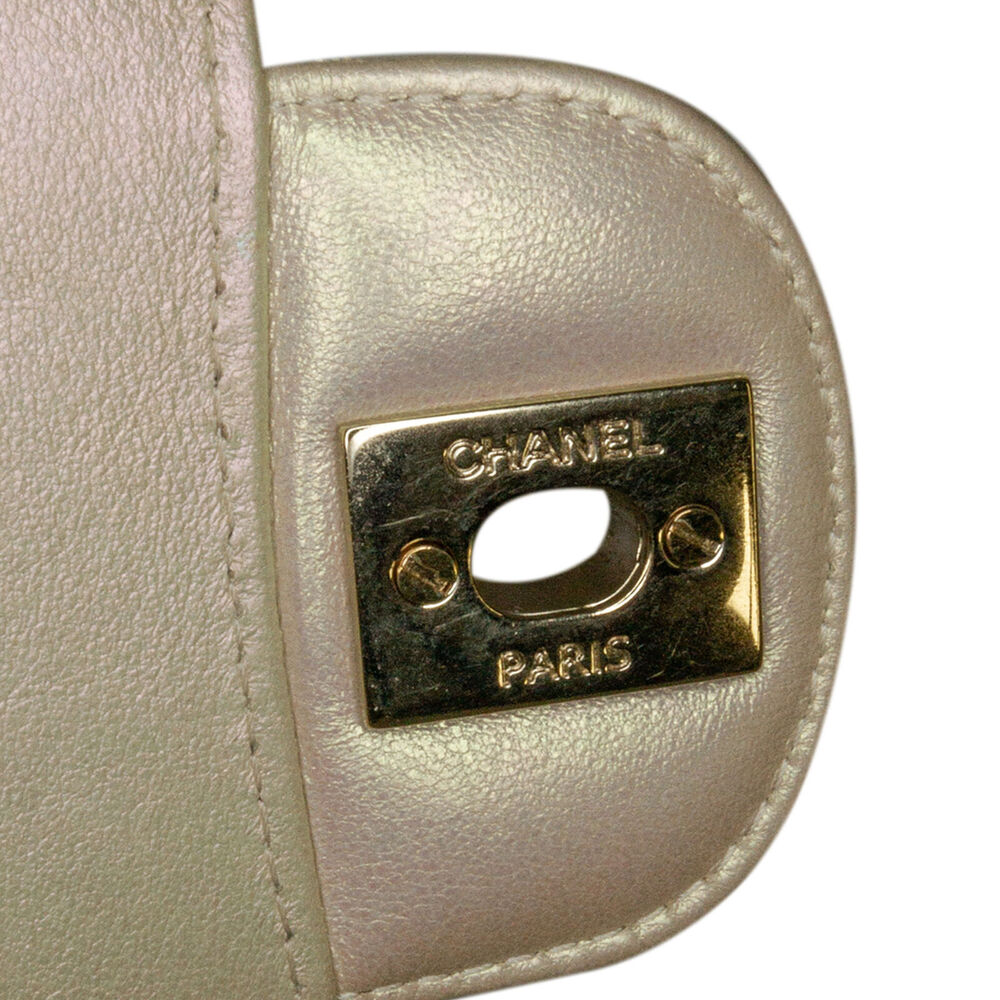 Auth Chanel Medium Classic Iridescent #147007C58B - Picture 10 of 11